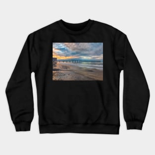 Saltburn Pier Sunset Crewneck Sweatshirt